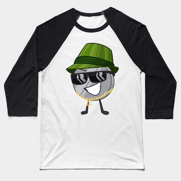 Nickel (Inanimate Insanity) Baseball T-Shirt by PuppyRelp